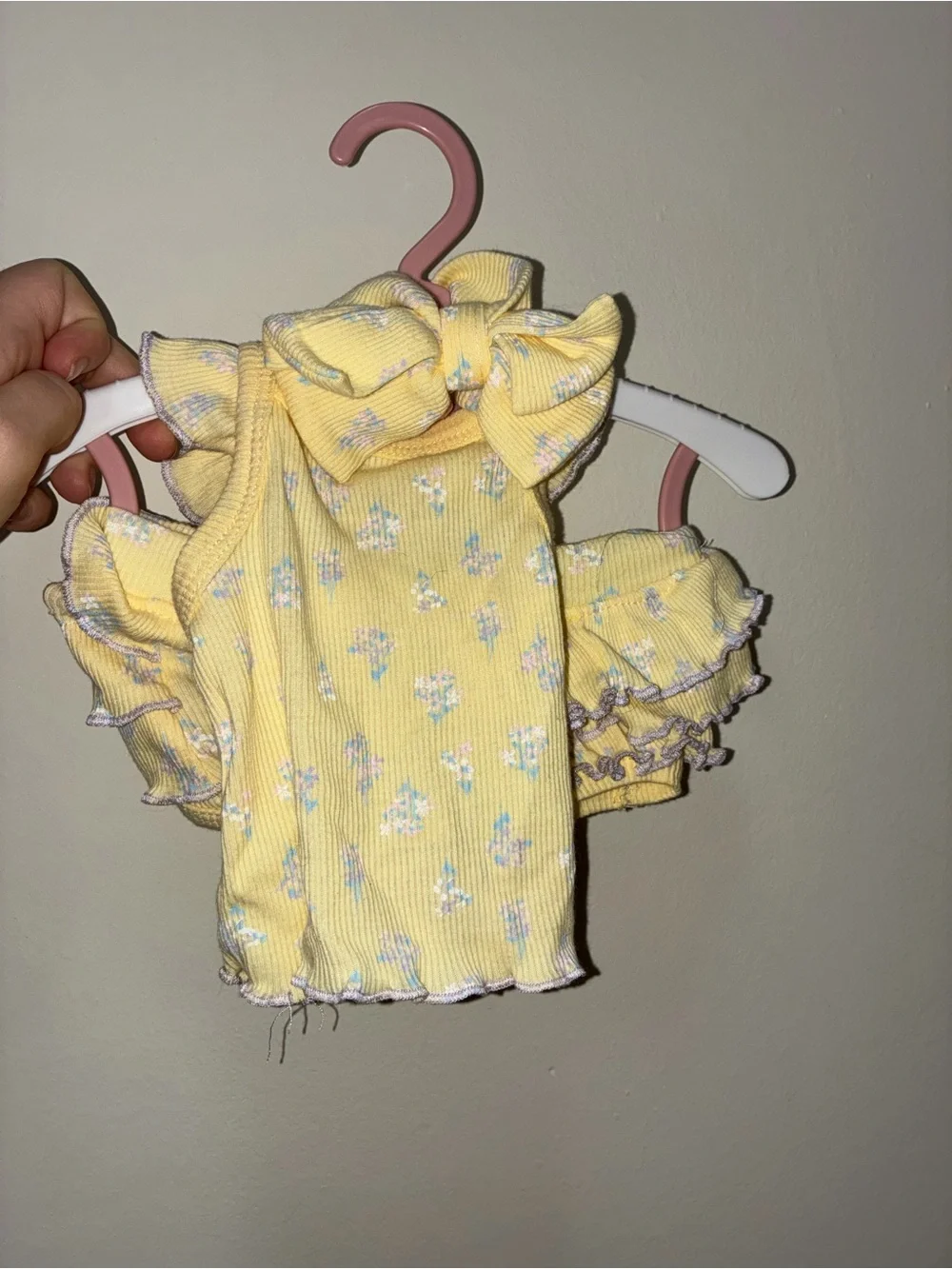 Girls' Pink Ice Cream One-Piece Romper - Unbranded
